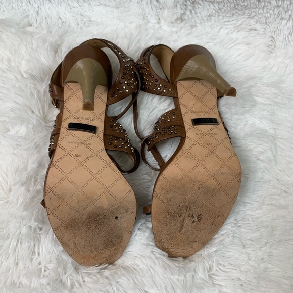 L.A.M.B. Studded Daphine Strappy Heels Size 8 - Picture 7 of 8